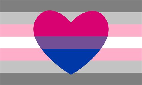 bi demisexual flag|bisexual and demigirl flag.